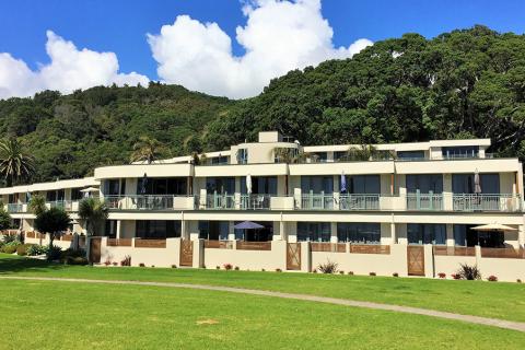 Exterior shot of appartments