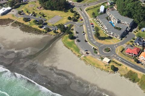 Aerial view of Beachpoint Appartments