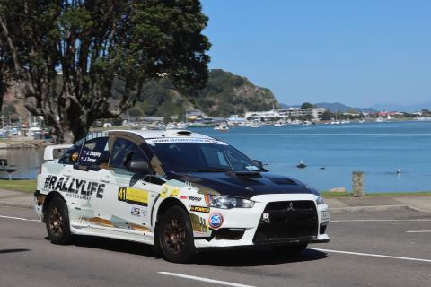 BOP20- Mayor Judy Turner gets a ride with Jono Shapley to Whakatne Heads