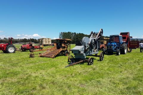 Farming Machinery old and new