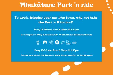 Whakatane Park and ride Bus Timetable