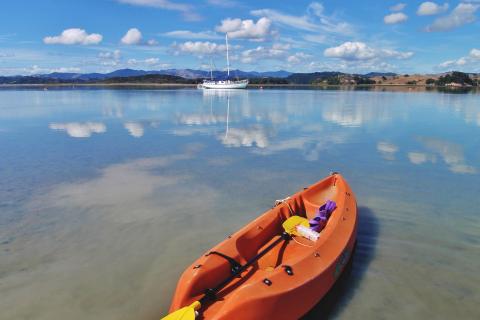 Kayak on Ōhiwa Harbour