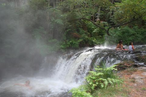 hot water Waterfall