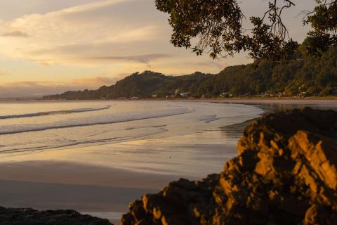 Ohope Beach at sunrise