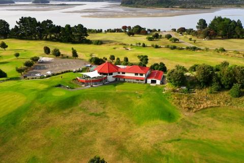 Aerial view of Ohope Golf Club