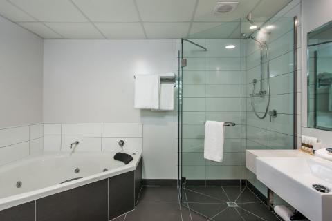 Bathroom with spa-bath