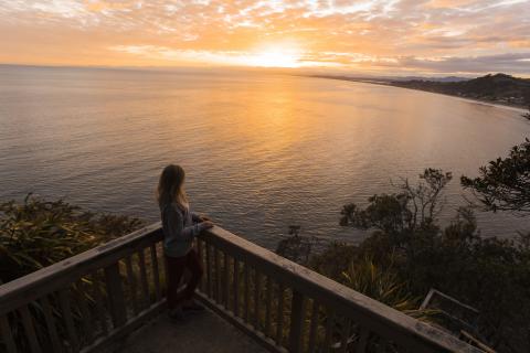 Sunrise from lookout