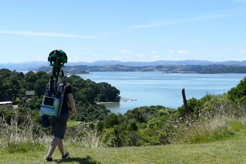 Trekker at Tauwhare Pa