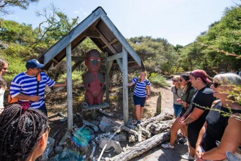 Te Rongotauaroa a tai carving