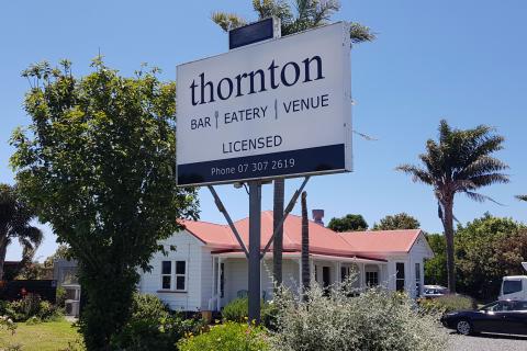 Thornton Bar & Eatery Signage
