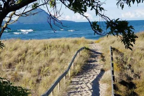 Walkway to the beach