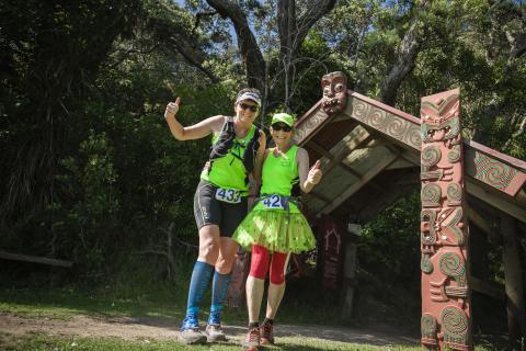 Happy runners