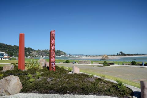 Carvings at The Heads