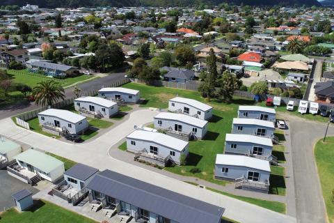 Aerial view of Premium self-contained units