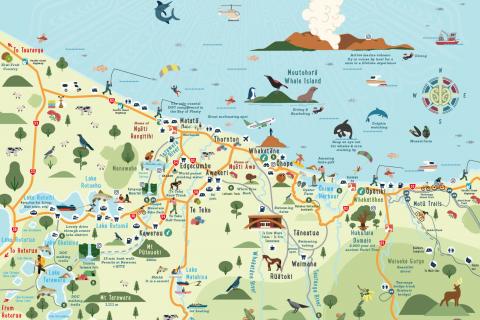 Animated map of the Whakatane District